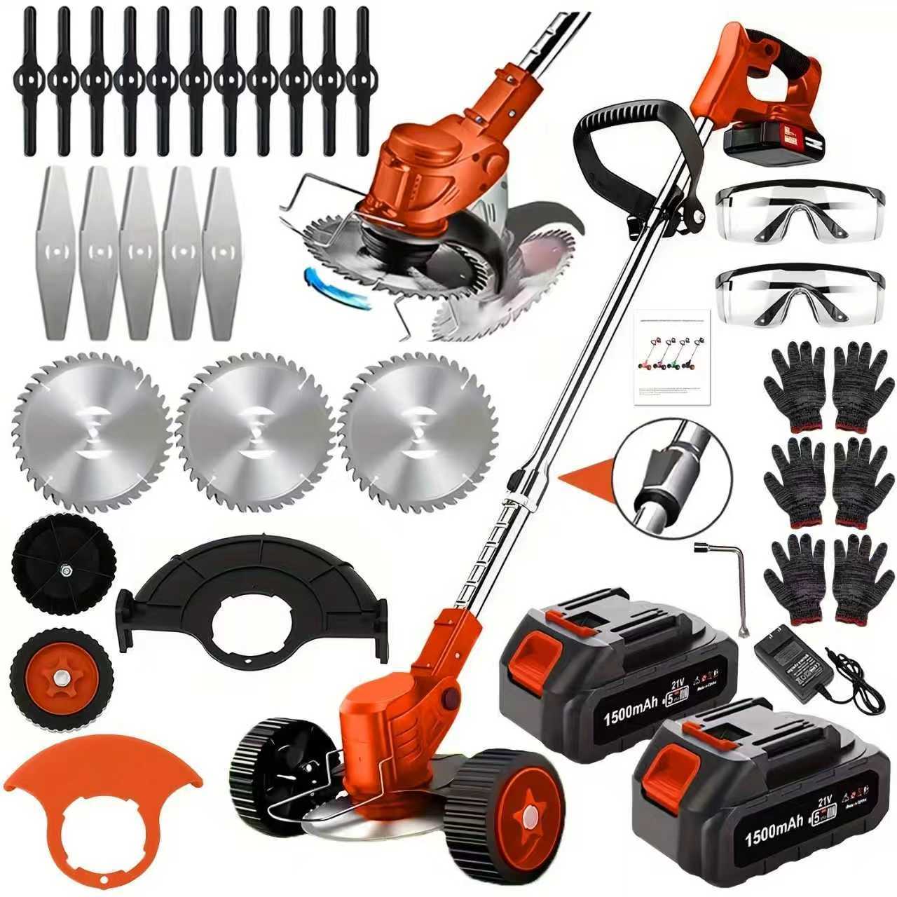 21V Electric Weed Trimmer Pro (2 Batteries)