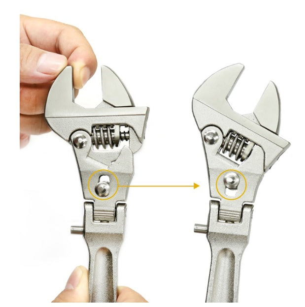 Adjustable Wrench Folding Handle