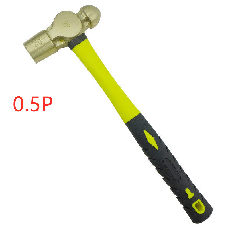 Hammer With Brass Handle