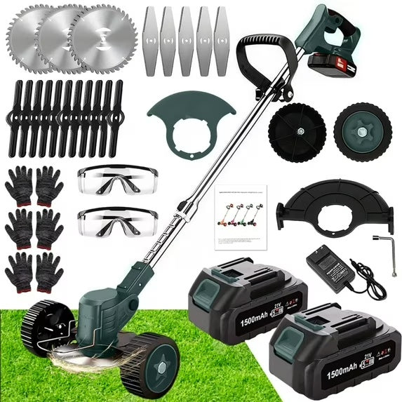 21V Electric Weed Trimmer Pro (2 Batteries)