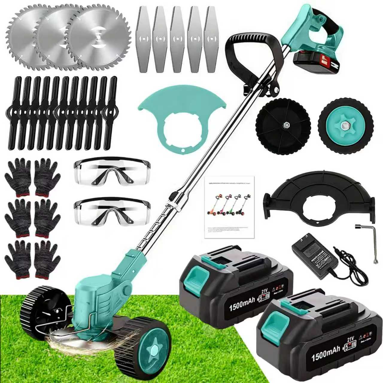 21V Electric Weed Trimmer Pro (2 Batteries)