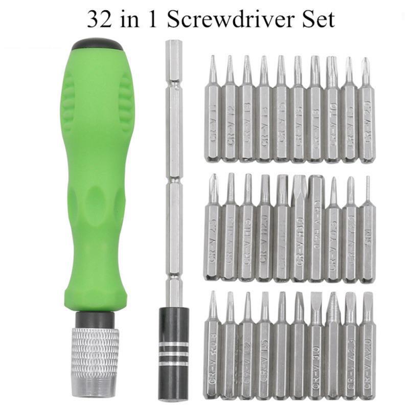 Household Hardware 32 In 1 Multi-function Bit Set